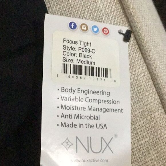 NUX Focus Tights NWT  - Picture 4 of 5